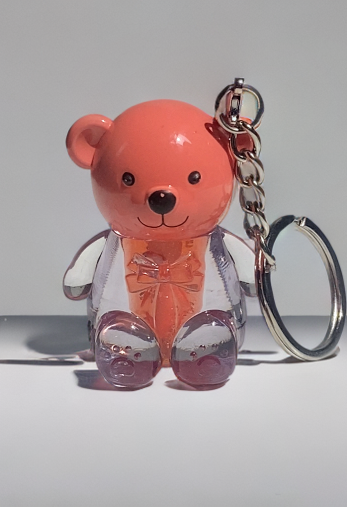 Teddy keychain lipgloss