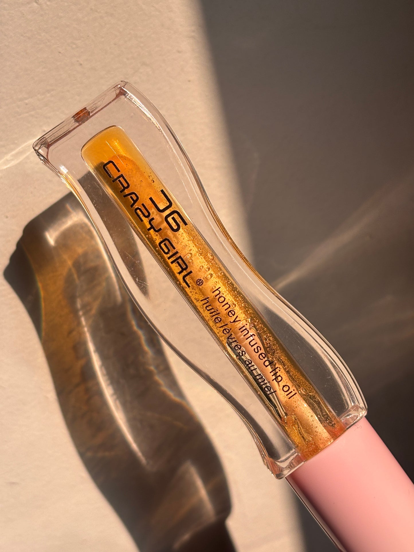 Honey infused lip oil