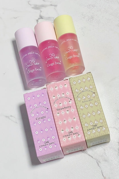 Crystal jelly lip oil