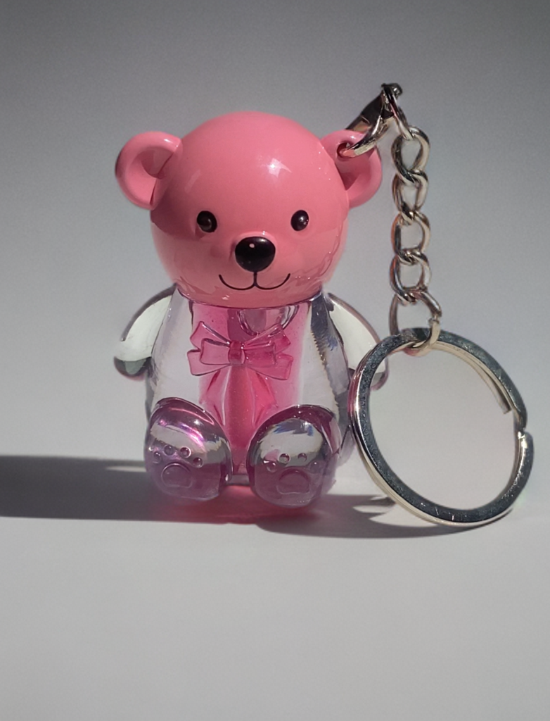 Teddy keychain lipgloss