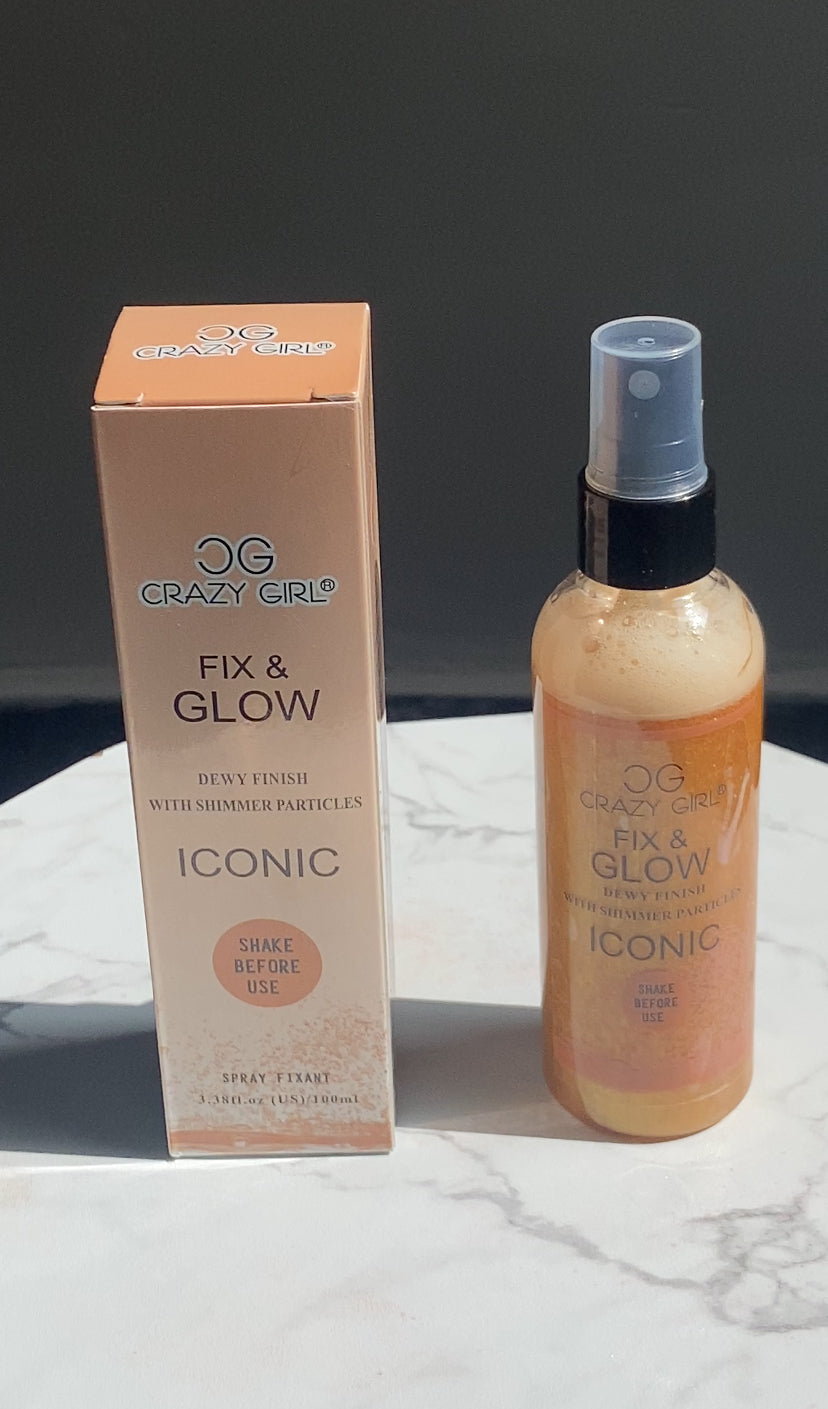 Fix & glow spray